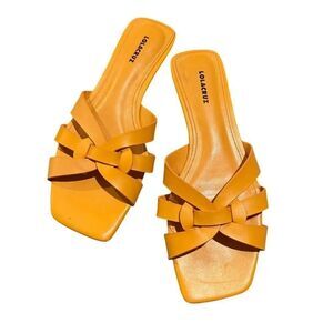 Lola Cruz Grosella Flat Slide Sandals – Women’s 39 (US 9)